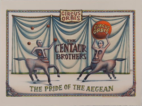 The Centaur Brothers lithograph