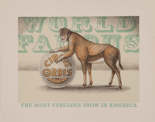 The Most Fabulous Show in the World, lithograph, 11 x 14 inches