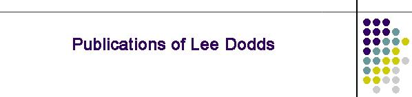 Publications of H.L. Dodds