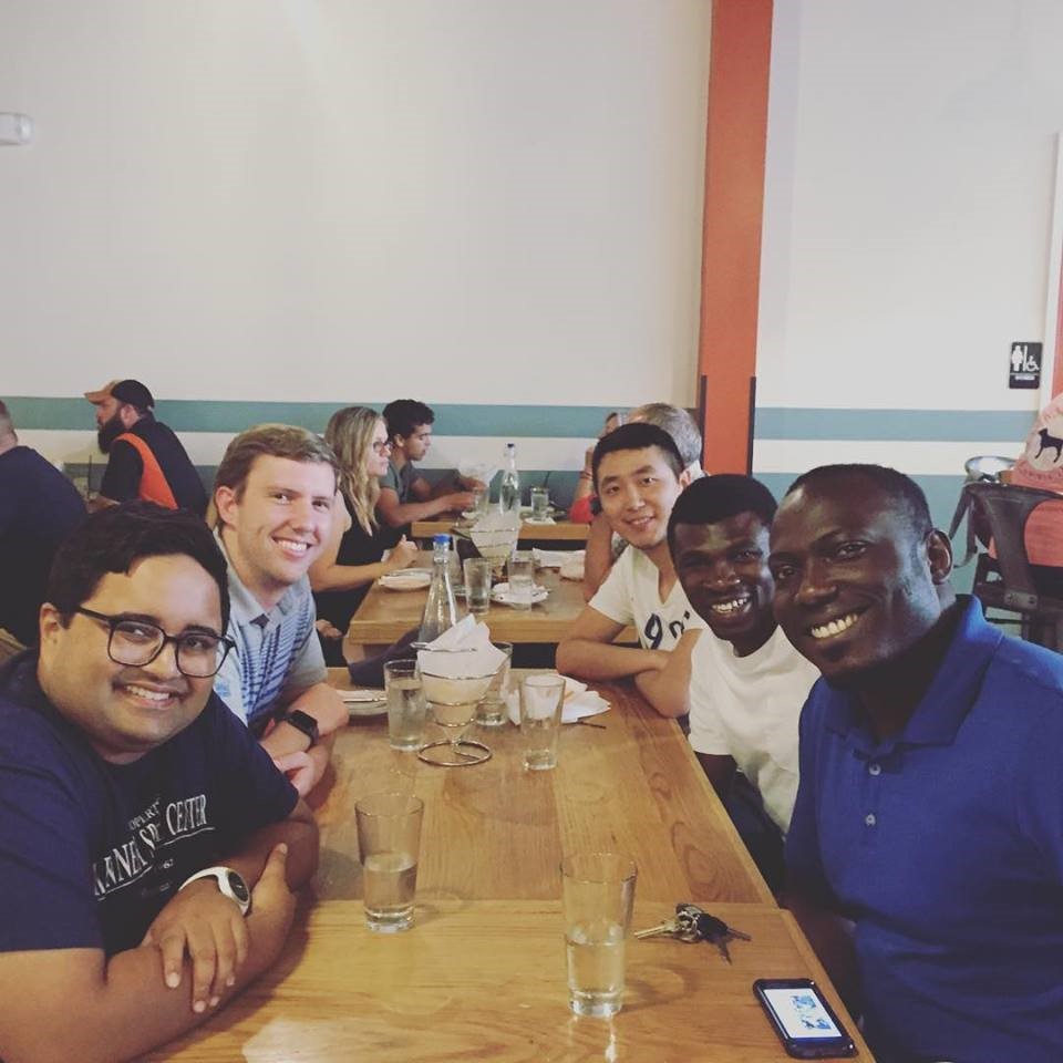Spring 2018 - Group outing at Babalu in Downtown Knowxville.