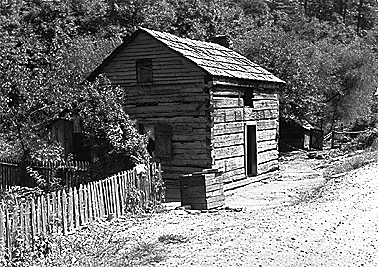 Left-front view of cabin